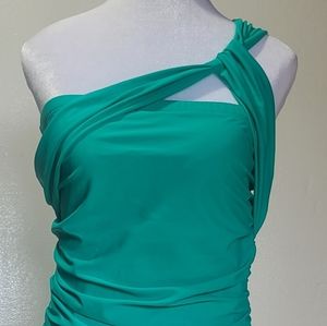 Aqua 2 piece tankini swimsuit sz large nwot